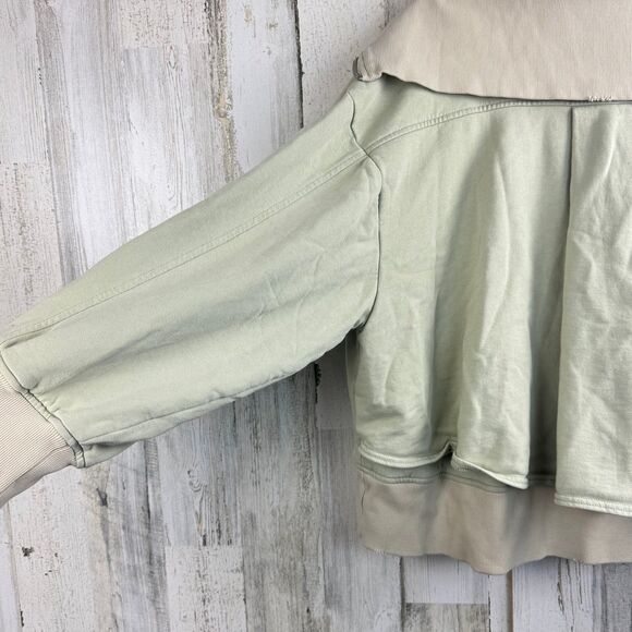 Free People We The Free Addison Jacket Top Ribbed Oversized Slouchy L - Picture 8 of 11